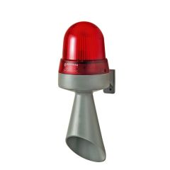 Signalhupe mit Blitzlampe 24V/DC/ROT